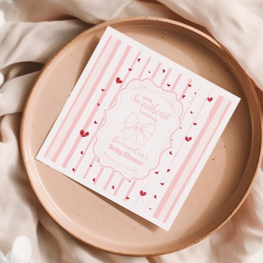 Serviette En Papier Whimsical Baby shower de la Saint-Valentin