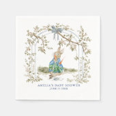 Serviette En Papier Whimsical Beatrix Potter Peter Rabbit Baby Shower (Devant)