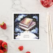 Serviette En Papier Whimsical Custom Magic Storybook Anniversaire (En situation)
