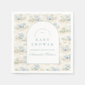 Serviette En Papier Whimsical Dinosaur Baby Shower (Devant)