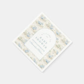 Serviette En Papier Whimsical Dinosaur Baby Shower (Coin)