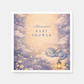 Serviette En Papier Whimsical Dragon Fantasy Baby Shower (Devant)
