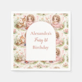 Serviette En Papier Whimsical Fairy First Birthday (Devant)