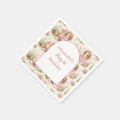 Serviette En Papier Whimsical Fairy First Birthday (Coin)