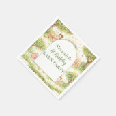 Serviette En Papier Whimsical Farm Animals Barnyard 1st Birthday (Coin)