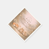 Serviette En Papier Whimsical Forest Friends Baby Shower (Coin)