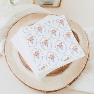 Serviette En Papier Whimsical Fresh Hors du marché Douche nuptiale