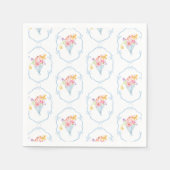 Serviette En Papier Whimsical Fresh Hors du marché Douche nuptiale (Devant)