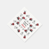 Serviette En Papier Whimsical Ladybugs Birthday (Coin)