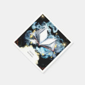 Serviette En Papier Whimsical Library Magical Storybook Anniversaire (Coin)