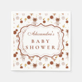 Serviette En Papier Whimsical Little Universe Baby Shower (Devant)