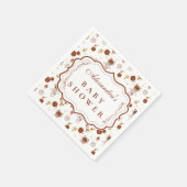 Serviette En Papier Whimsical Little Universe Baby Shower (Coin)