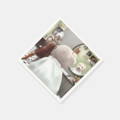 Serviette En Papier Whimsical Pet Barber Shop (Coin)