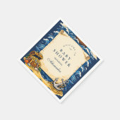 Serviette En Papier Whimsical Pirate Ship Adventure Baby Shower (Coin)