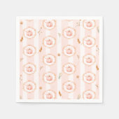 Serviette En Papier Whimsical Pumpkin Fall Floral Baby Shower (Devant)