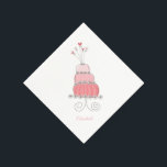 Serviette En Papier Whimsical Rose Girl Daisy Birthday Cake Kids Party<br><div class="desc">Conçu par fat*fa*tin. Facile à customiser avec votre propre texte,  photo ou image. Pour des demandes personnalisées,  veuillez contacter fat*fa*tin directement. Des frais personnalisés s'appliquent. www.zazzle.com/fat_fa_tin www.zazzle.com/color_therapy www.zazzle.com/fatfatin_blue_knot www.zazzle.com/fatfatin_red_knot www.zazzle.com/fatfatin_mini_me www.zazzle.com/fatfatin_box www.zazzle.com/fatfatin_design www.zazzle.com/fatfatin_ink</div>