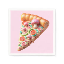Whimsical Rose Mushroom Pizza Party