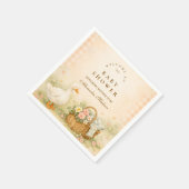 Serviette En Papier Whimsical Silly Goose Spring Baby Shower (Coin)