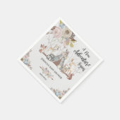 Serviette En Papier Whimsical Tribal Woodland Animaux Baby shower fill (Coin)