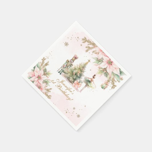 Serviette En Papier Whimsical Winter Onederland the Nutcracker (Coin)