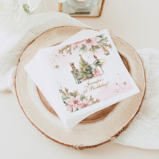 Serviette En Papier Whimsical Winter Onederland the Nutcracker
