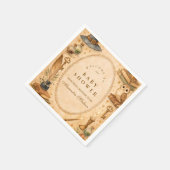 Serviette En Papier Whimsical Wizard Magic Baby Shower (Coin)