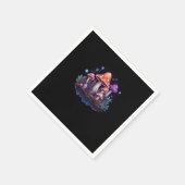 Serviette En Papier Whimsigoth Champignons Et Cristaux (Coin)