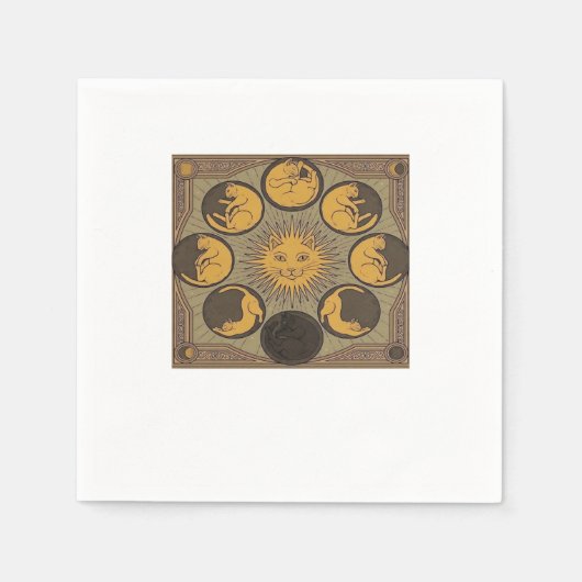 Serviette En Papier Whimsigoth Moon Classic (Devant)