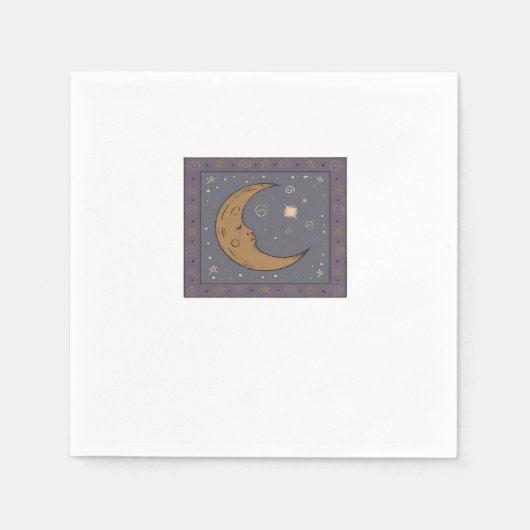 Serviette En Papier Whimsigoth Moon Classic (Devant)
