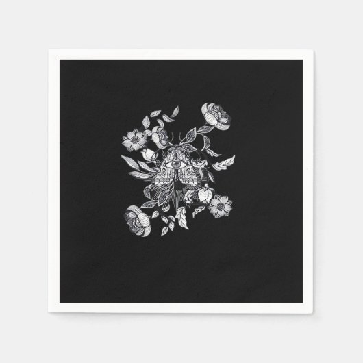 Serviette En Papier Whimsigoth Moth ・ Grunge Fairy Classic (Devant)