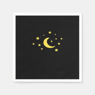 Serviette En Papier Whimsigoth Night Sky Sun Moon Witchy