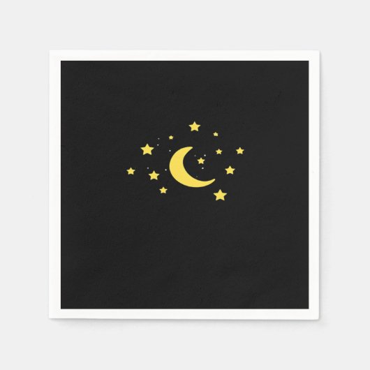Serviette En Papier Whimsigoth Night Sky Sun Moon Witchy (Devant)