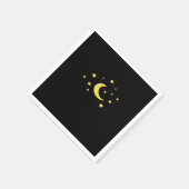 Serviette En Papier Whimsigoth Night Sky Sun Moon Witchy (Coin)