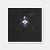 Serviette En Papier Whimsigoth Night Sky Sun Moon Witchy Classic Vinta (Devant)