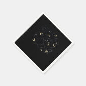Serviette En Papier Whimsigoth Nuages Sun Moon Witchy (Coin)