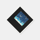Serviette En Papier Whimsigoth Nuages Sun Moon Witchy Classic (Coin)