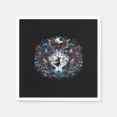 Serviette En Papier Whimsigoth sorcière dans un classique (Devant)