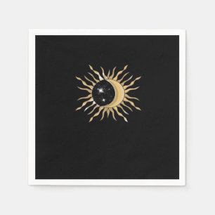 Serviette En Papier Whimsigoth Sun Moon Space Classic