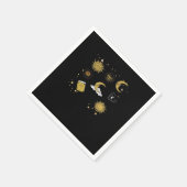 Serviette En Papier Whimsigoth Sun Moon Witchy Classic (Coin)