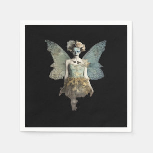 Serviette En Papier Whimsigoth Zombie Fairy Old Timey Gothique Moody A