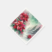Serviette En Papier Whimsland Winter Wonderland Poinsettia Découpage (Coin)