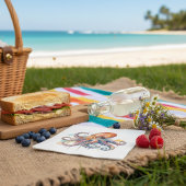 Serviette En Papier Whimsy océanique : pieuvre colorée