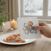 Serviette En Papier Whimsy océanique : pieuvre colorée