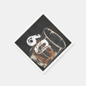 Serviette En Papier Whiskey Birthday, Invitation for Men, ÉDITABLE (Coin)