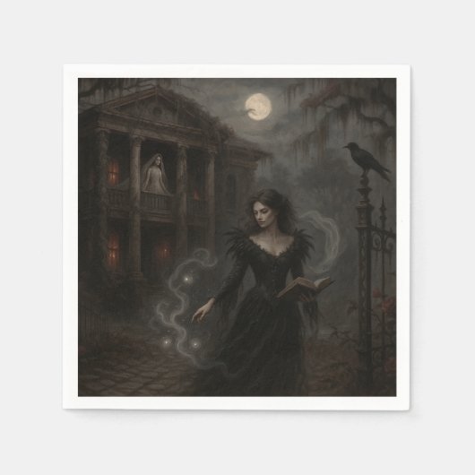 Serviette En Papier Whispers à la porte (Devant)