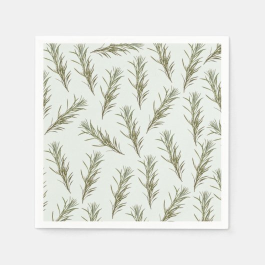 Serviette En Papier Whispers de romarin (Devant)