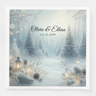 Serviette En Papier Whispers d'un solstice d'hiver