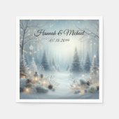 Serviette En Papier Whispers d'un solstice d'hiver (Devant)