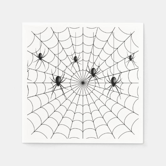 Serviette En Papier Whispers in the Web (Devant)