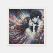 Serviette En Papier Whispers of Love Valentine Paper Napkin - Romantiq (Devant)